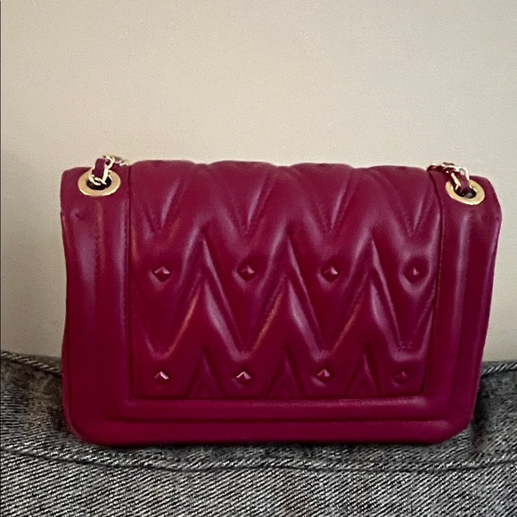 Valentino By Mario Valentino Spa Purple Quilted Shoulder Bag - Picture 12 of 12